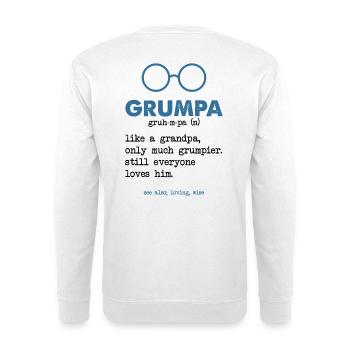 Grandpa - Grandpa - Unisex Sweatshirt - white - Back