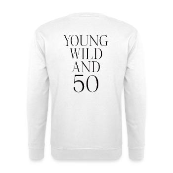 50ème anniversaire - Sweat-shirt Unisexe - blanc - Dos