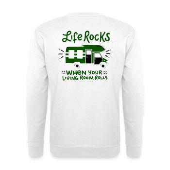 camping - Unisex Sweatshirt - white - Back