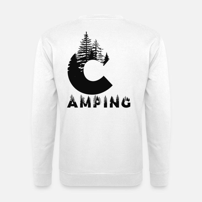 camping - Unisex Sweatshirt - white
