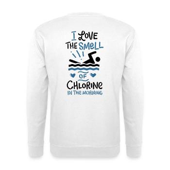 Swimming swimmer sport - Unisex Sweatshirt - white - Back