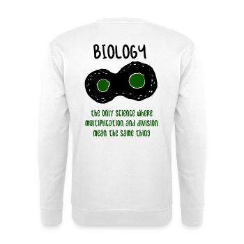 Cadeau de science de professeur de biologie - Sweat-shirt Unisexe - blanc - Dos