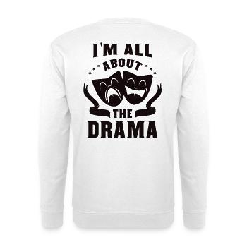 theatre - Unisex Sweatshirt - white - Back