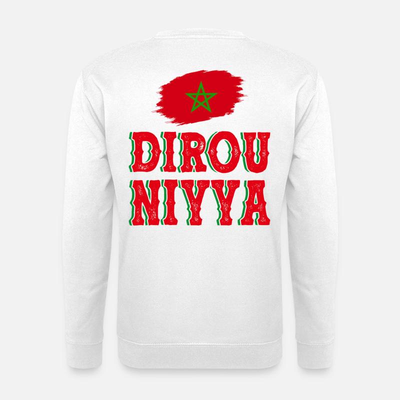 Dirou NIYYA - Unisex Sweatshirt - white