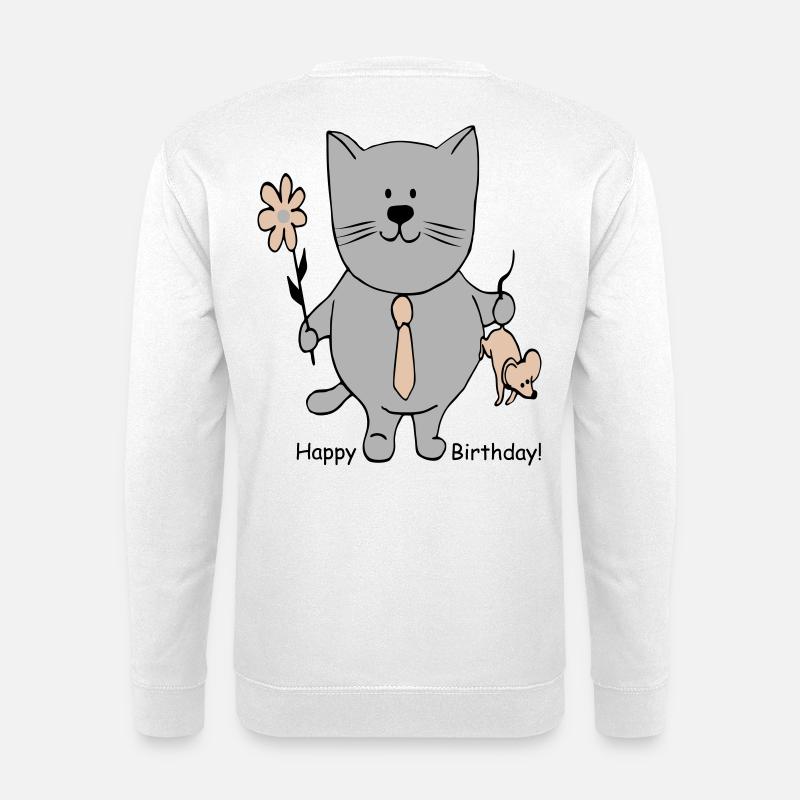 Happy Birthday - Unisex Pullover - Weiß