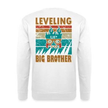 Gaming-Inspired Bruder Design - Unisex Sweatshirt - white - Back