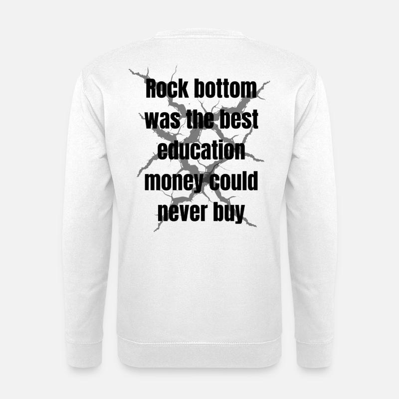 Rock-Bottom-Design - Unisex Pullover - Weiß