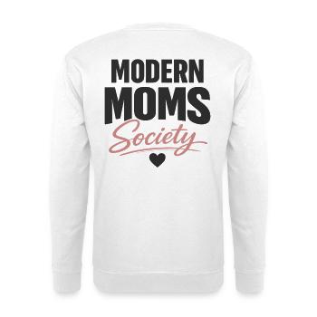 Déclaration de maman stylée de la Modern Moms Society - Sweat-shirt Unisexe - blanc - Dos