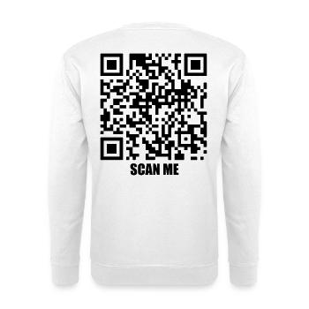 Message de citation – Vous m’avez scanné - Sweat-shirt Unisexe - blanc - Dos