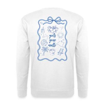 Girls gone Malle Shirt Mallorca Girls Trip - Unisex Pullover - Weiß - Hinten