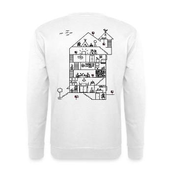 Orientation [08] [Orientation] [PX] - Sweat-shirt Unisexe - blanc - Dos