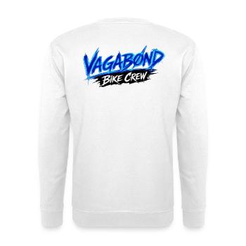 VAGABØND_BIKE_CREW_1 - Unisex Pullover - Weiß - Hinten