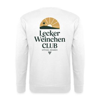 Wine Delicious Wine Club Wine Lovers Red Wine - Unisex Sweatshirt - white - Back