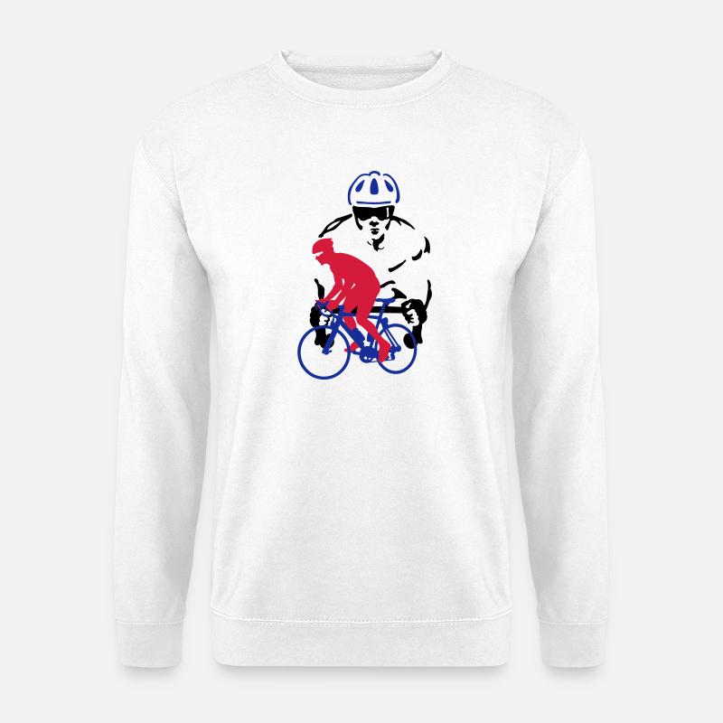 Rennrad - Unisex Pullover - Weiß