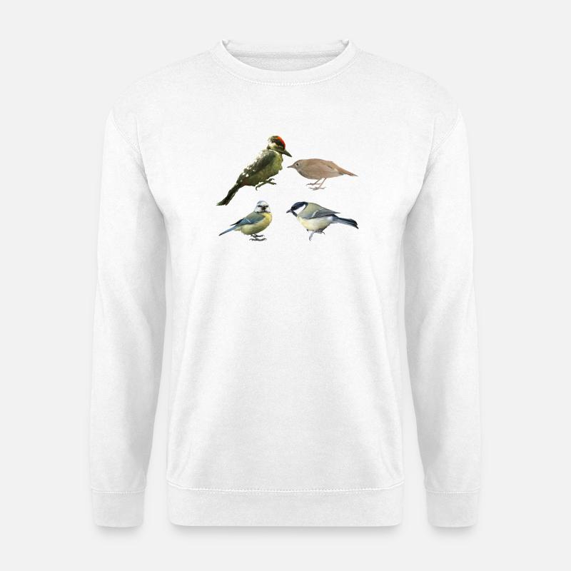 Singvögel 2 - Unisex Pullover - Weiß