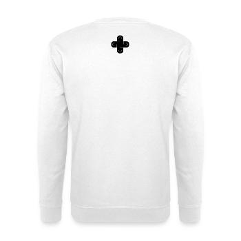 Salomonischer Knoten - Unisex Pullover - Weiß - Hinten - Michal (187cm)