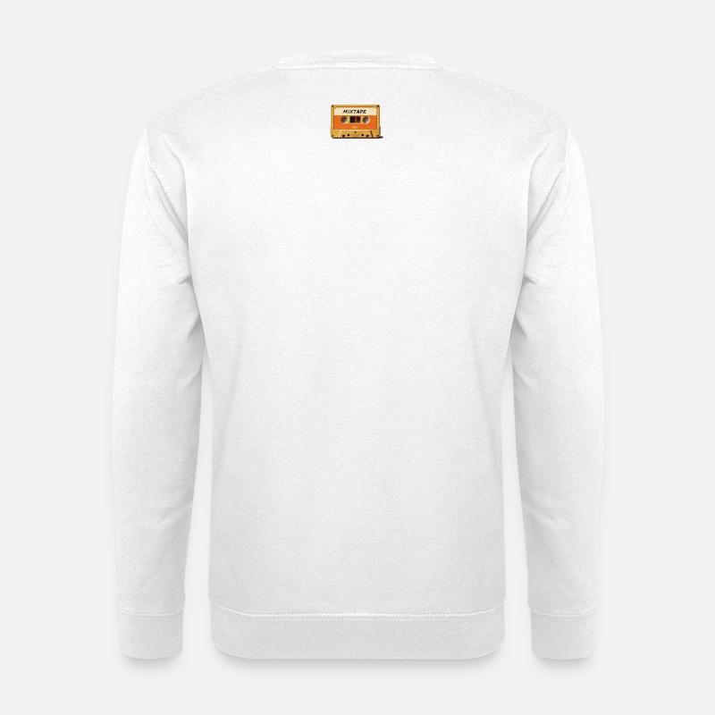 Mixtape Retro Cassette - Unisex Sweatshirt - white