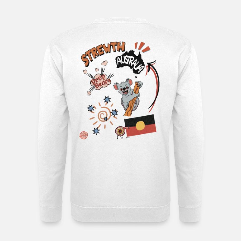 Strewth Australia - Unisex Pullover - Weiß