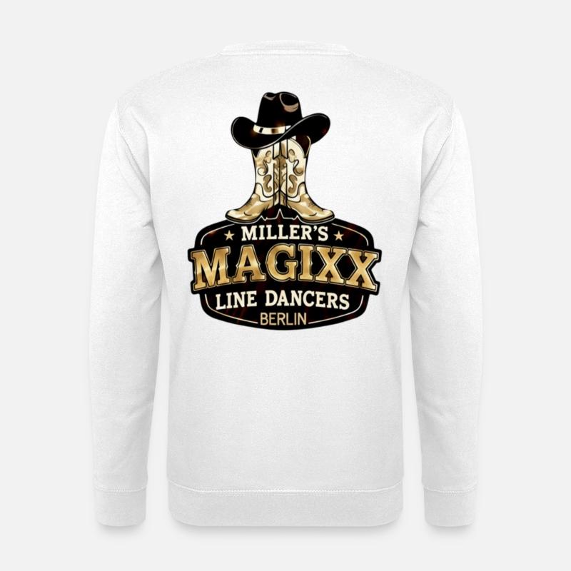 Miller's Magixx Line Dancers - Unisex Pullover - Weiß
