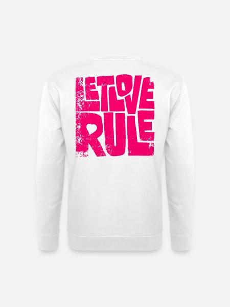 Leinwand - Unisex Pullover - Weiß
