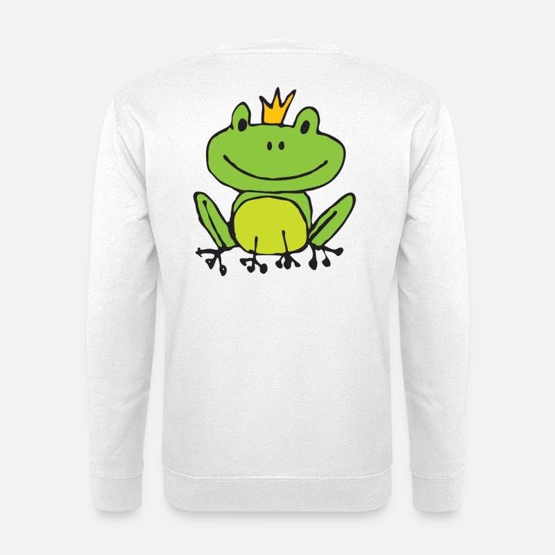 Frosch oder Prinz? - Unisex Pullover - Weiß