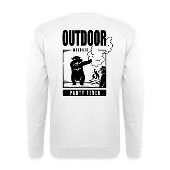 Nature sauvage en plein air - Sweat-shirt Unisexe - blanc - Dos