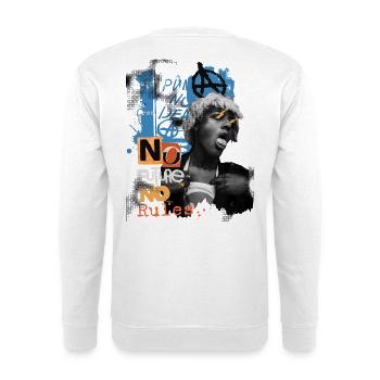 Punk No Future Neon Rebel - Unisex Pullover - Weiß - Hinten