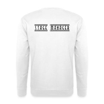 Stage_Manager - Unisex Pullover - Weiß - Hinten