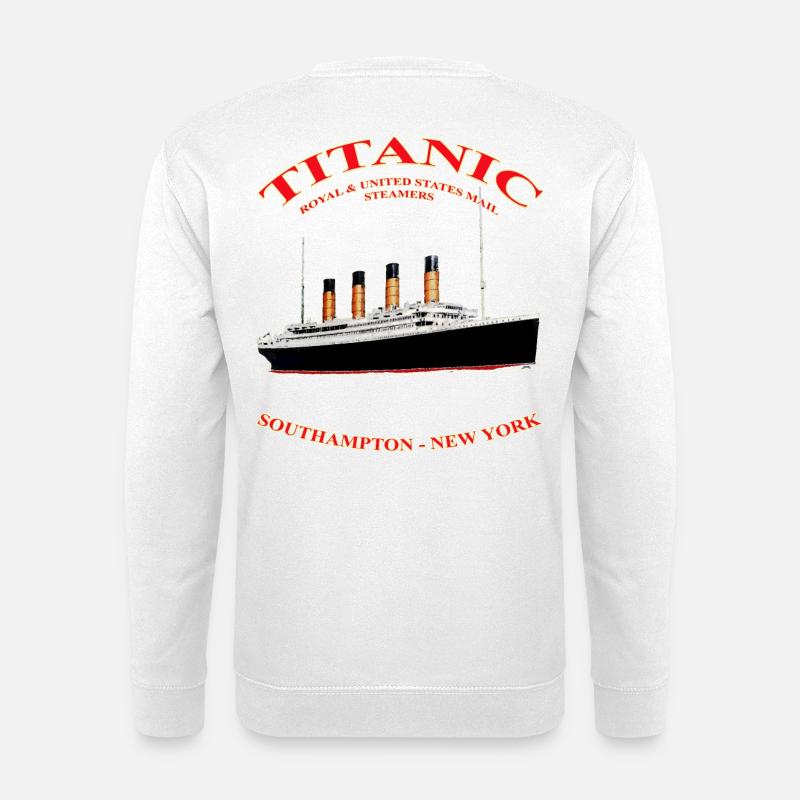 TITANIC COLLECTION KREATION Louis RUNEMBERG ©Adagp - Unisex Pullover - Weiß