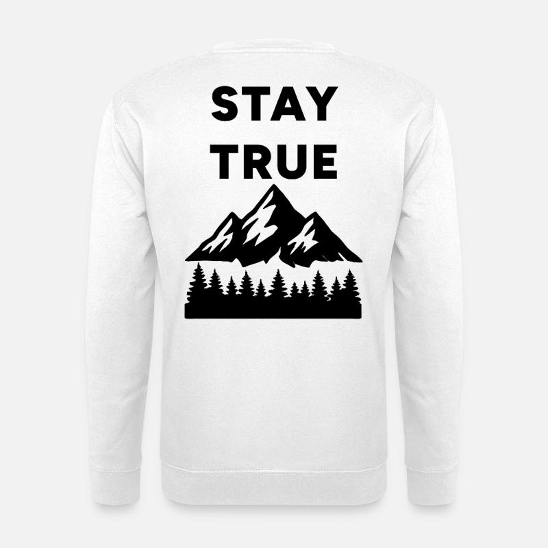 Stay True - Spike - Unisex Sweatshirt - white