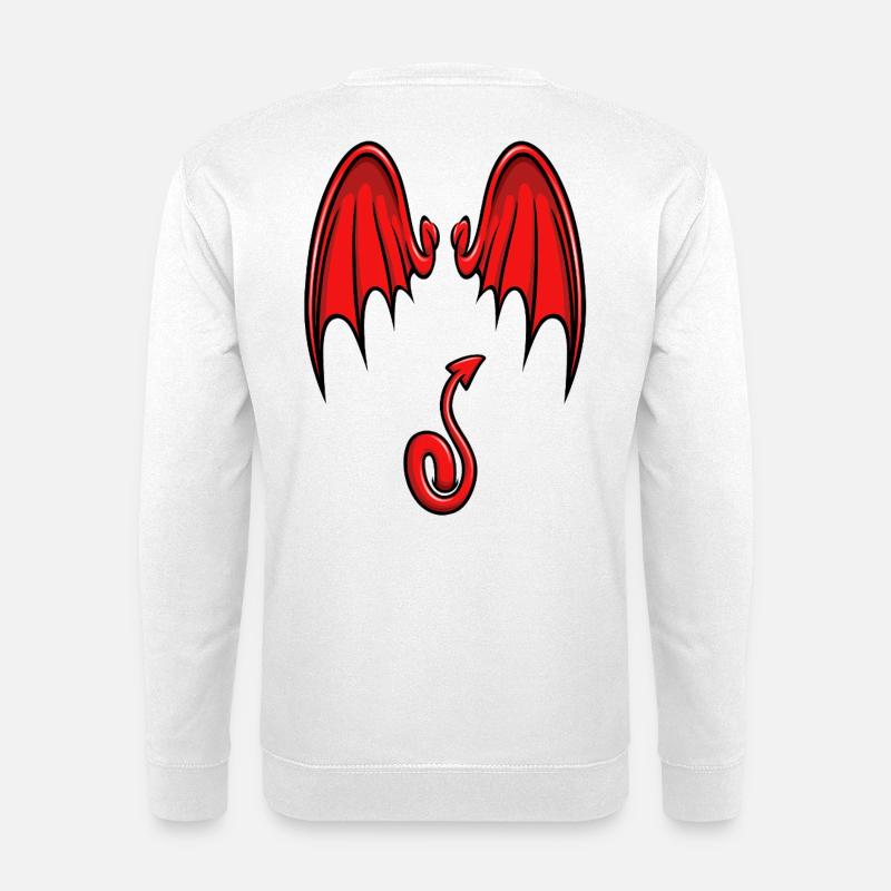 I am a little devil - Unisex Sweatshirt - white