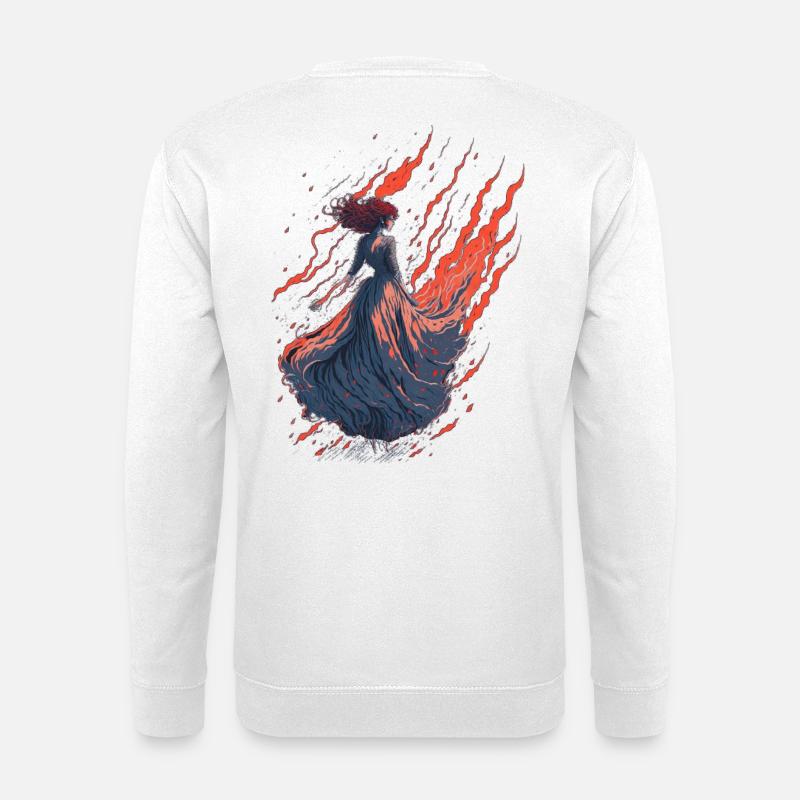Geisterfau - Unisex Pullover - Weiß