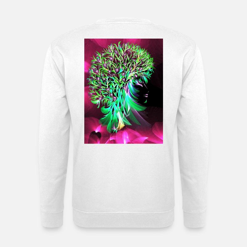 Magischer Baum der Liebe - Unisex Pullover - Weiß