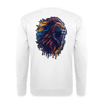 Lion - Unisex Sweatshirt - white - Back