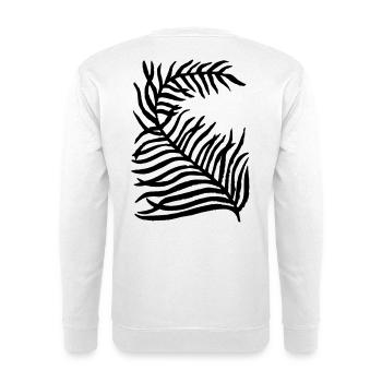 Pflanze - Unisex Pullover - Weiß - Hinten