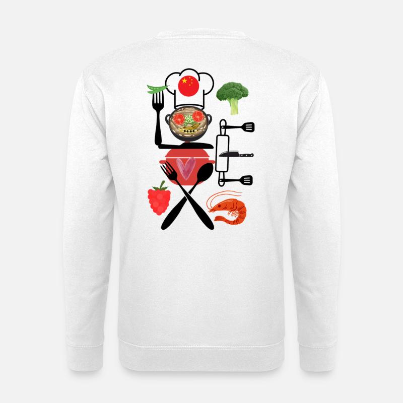 China Kitchen Collage - Unisex Sweatshirt - white