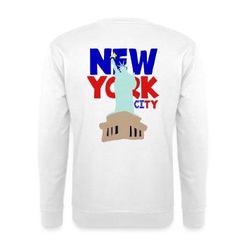 New York City  - Sweat-shirt Unisexe - blanc - Dos