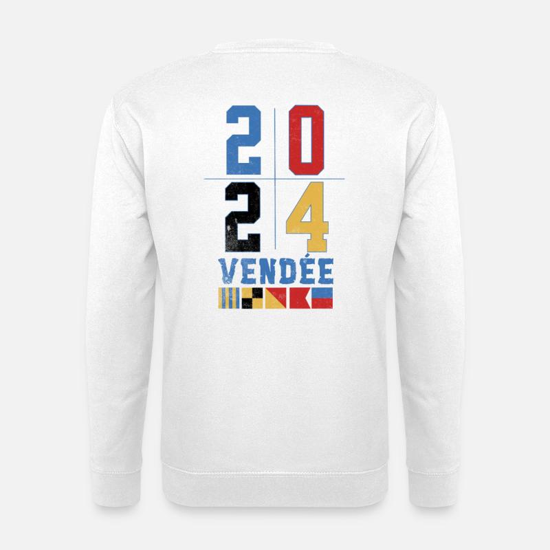 Globe regatta design Year 2024 Vendée - Unisex Sweatshirt - white