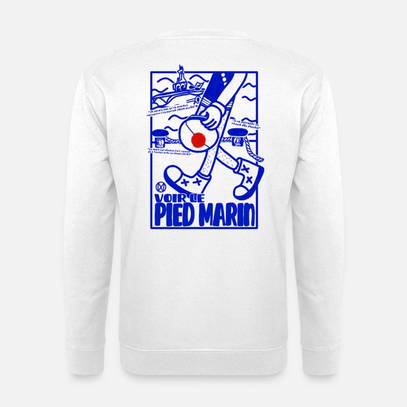 Pied Marin Toulon Bachi - Unisex Pullover - Weiß