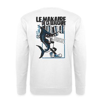 Le Makaire de la Beaucaire, Toulon - Sweat-shirt Unisexe - blanc - Dos