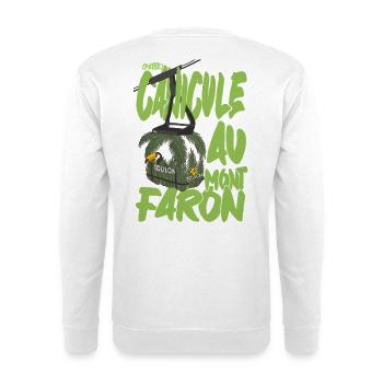 Eine kleine Hitzewelle am Mont Faron - Unisex Pullover - Weiß - Hinten
