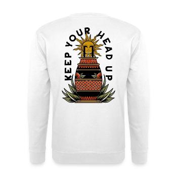 Keep Your Head Up - Unisex Sweatshirt - white - Back