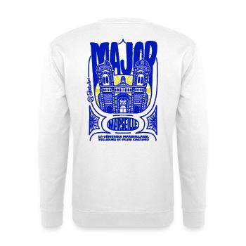 Cathédrale La Major Marseille  - Sweat-shirt Unisexe - blanc - Dos