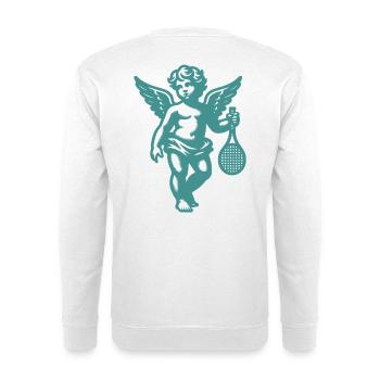 Chemise de tennis Angel Cherub Rétro Renaissance Green - Sweat-shirt Unisexe - blanc - Dos