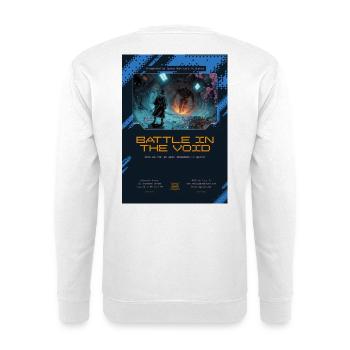 Space Samurai - Schlacht in der Leere - Unisex Pullover - Weiß - Hinten