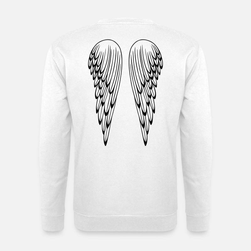 Engel, Flügel, Engelsflügel - Unisex Pullover - Weiß