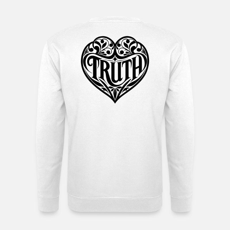 Truth Statement - Unisex Pullover - Weiß