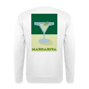Margarita Print - Unisex Pullover - Weiß - Hinten
