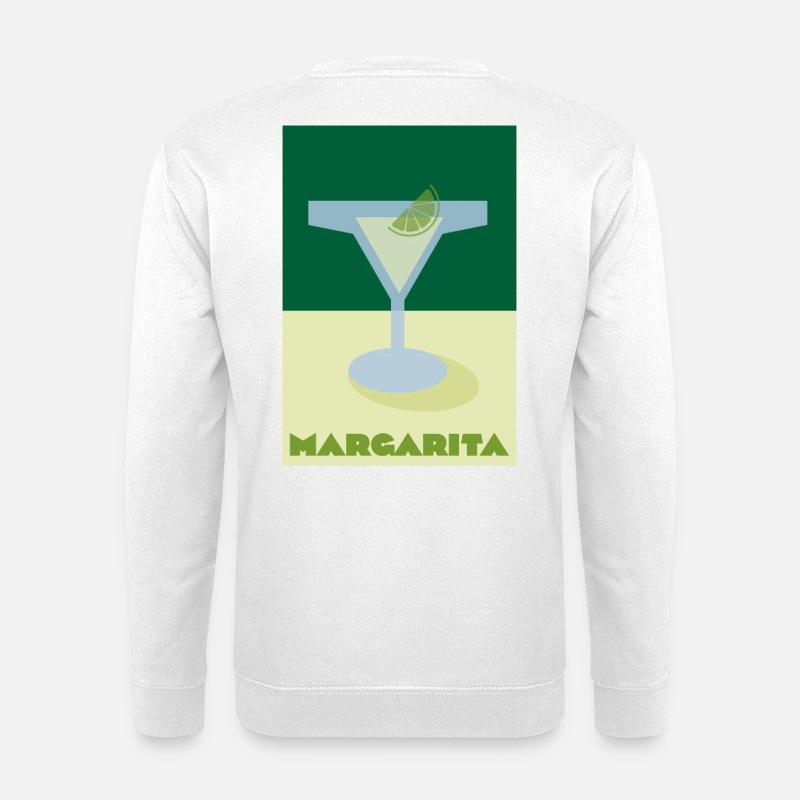 Margarita Print - Unisex Pullover - Weiß