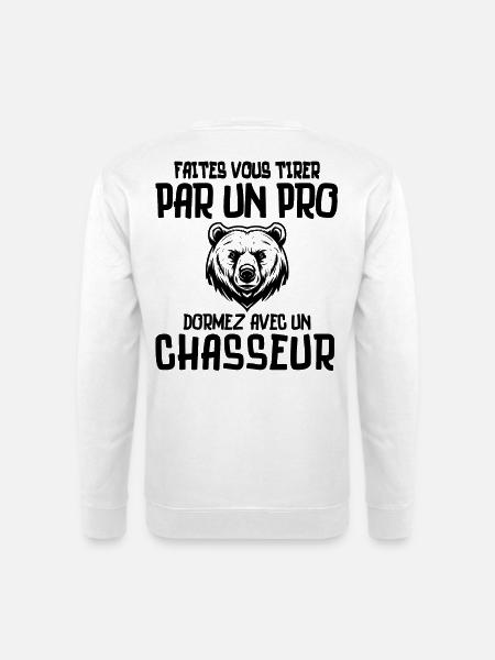 hunting, hunter, anti-hunting - Unisex Sweatshirt - white